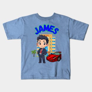 James baby's names Kids T-Shirt